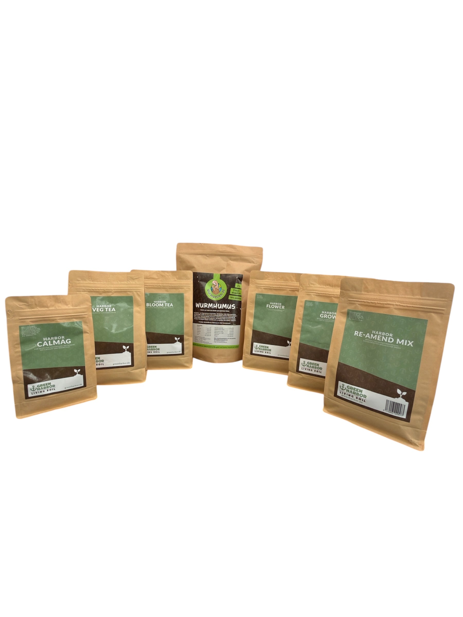 Living Soil Komplettsystem Set – Re-Amend mit Top Dress & Komposttee für Wachstum & Blüte, Wurmhumus & CalMag