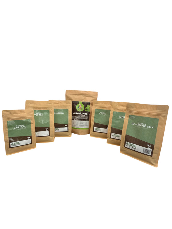 Living Soil Komplettsystem Set – Re-Amend mit Top Dress & Komposttee für Wachstum & Blüte, Wurmhumus & CalMag