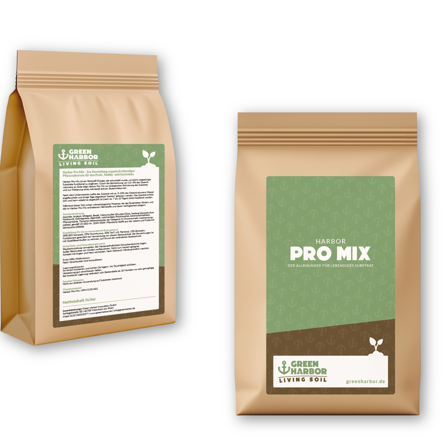 Harbor Pro Mix 3,5L – Aus Basiserde wird Living Soil – einfach selbst mischen